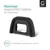 CELLONIC® Zoeker oogschelp: Eyeshell vervanging/ reserve opzetstuk compatibel met Nikon D7200 D300 D300S Eyecup Viewfinder camera oculaire bescherming tegen strooilicht