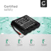 Batteri for Marshall Kilburn 1 TF18650-2200-1S4PA (3400mAh, 14.4V) fra CELLONIC
