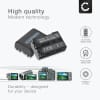 2x Batteri for Sony F828 F717 R1 S85 TRV118 SR1 GV-D1000, NPFM30 NPQM71 NPQM91 kamera - Reservebatteri NP-FM50 1600mAh + USB Dobbel Batterilader , Kamerabatteri Lader