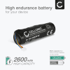 Ersättningsbatteri Garmin 361-00029-02, Garmin 010-11828-03 - Batteri för Garmin Alpha 100, DC50, T5 GPS, TT10, TT15 dog tracker / hundhalsband - med hög kapacitet om 2600mAh för lång batteritid - Laddningsbart ersättningsbatteri eller reservbatteri