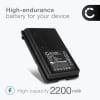 Battery for Yaesu FT-60, VX-150, VX-246, VX-120, VX-110, FNB-57, FNB-64 7.4V 2200mAh Lithium Ion from CELLONIC