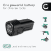 Batteri for Black & Decker EGBL108, LB12, BL1310, BL1510, GKC108, BDCDMT112, EGBL108KB 12V  2000mAh Li Ion fra CELLONIC