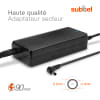 Chargeur pour PC portable Sony VAIO PCG-71811M, PCG-81212M / VPC-EH, VPC-S / SVE / SVF / SVS / SVT / VGN - Alimentation 19.5V 4.7A 92W pcga-ac19v, Câble de Charge 2.6m