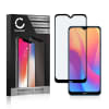 Screen Protector for Xiaomi Redmi 8A Phone Screen Cover - 3D Full Cover 0,33mm Full Glue 9H Tempered Glass Smartphone Display Screen Guard Black