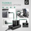 USB dobbel lader (NP-W235) for FujiFilm X-T4 / GFX 50S II / GFX100S / X-H2S + 1m + USB Kabel fra CELLONIC