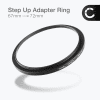 CELLONIC 67mm to 72mm Step Up Ring – Lens Filter & Hood Stepping Up Adapter Ring Mount Adapter for Canon, Nikon, Sony, Fuji, Olympus Camera Lenses