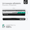 Batteria subtel® BTY-S14 / BTY-S15 per notebook Medion Akoya E1312 / Akoya E1311 / Akoya E1315 / Akoya E6313 / Akoya P6512 Affidabile ricambio da 4400mAh Sostituzione ottimale per computer portatile laptop Medion