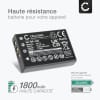 Batterie 1800mAh pour appareil photo Besteker HDV-V88, HDV-D320, HDV-P72 - Remplacement modèle NP-120 NP-120