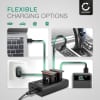 USB-dubbelladdare (AB1, P01, PT1) för DJI Osmo Action 1, CP.OS.00000020.01 + 1m + USB Kabel från CELLONIC