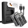 2x Battery 1600mAh+ Dual Charger
