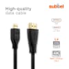 Micro HDMI Type D Cable 3m for GoPro Hero 7 (black) / Hero 3+, Hero 3plus, Hero 3 + HDMI Lead 1.4 Wire