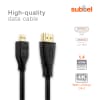 HDMI cable (3m, micro HDMI)  for ODYS Evolution 12 / Space / Vito / Windesk X10 / Winpad V10, 10, 12 / Wintab 10