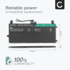 Batteri for ASUS ROG Flow Z13, GZ301, NR2201, NR2201ZE, C41N2102 3510mAh fra CELLONIC