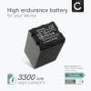 Batteri for Panasonic HCX929 TM900 SD900 SD800 SD909 HS900 VBN130 VBN260 3300mAh fra CELLONIC