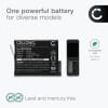 Batteri til DJI Osmo Action 5, BCX204 1950mAh fra CELLONIC