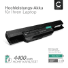 Akku für Asus A43 / A44 / A53 / A54 / A83 / A84 / K43 / K53 / K84 / P43 / P53 / Pro4J Laptop - 4400mAh 10.8V - 11.1V