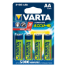 Uppladdningsbara batterier AA Varta Long Life Accu Varta 56720 4x