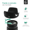 CELLONIC® Paraluce per HB-39 baionetta - Nikon AF-S DX Nikkor 16-85 mm f/3.5-5.6G ED VR, Nikkor 18-300mm f/3.5-6.3 G ED VR lens hood in Materiale sintetico protezione della lente contro urti e graffi