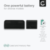 2x Batteri for Panasonic 	RCA BB700 Kameraer 4200mAh fra subtel