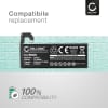 Batteri til Xiaomi Mi 10, Mi 10 5G, Mi 10S 5G, M2102J2SC, BM4N (4650mAh, 3.85V) fra CELLONIC