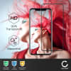 CELLONIC® Display Schutzglas kompatibel mit Google Pixel 4 Handyglas - 3D Case-friendly 9H 0,33mm Full Glue schwarz - Handy Schutzfolie Displayschutz Glas Folie, Screen Protector Glass