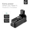 BG-3D Batterigrep for Sony Alpha 6000, 6300 kameraer - Vertikalt portrettgrep fra CELLONIC