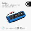 Batteri for JBL Charge 2+, 2 Plus, GSP1029102, MLP912995-2P 6000mAh fra CELLONIC