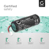 Batteri för Wella Xpert HS71, Xpert HS71 Profi, Carvis HS75 - 1531582, 1/UR18500L (1400mAh)
