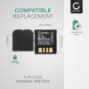 2x Batteri for JVC GZ-D240, GZ-D270, GZ-DF420, GR-D240, GR-D270, GR-D290, GR-DF420, GR-X5 BN-VF714 (1500mAh, 7.4V) fra CELLONIC
