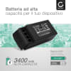 Batteria sostitutiva M5-1051-3600 per telecomando/radiocomando Cavotec M9-1051-3600 EX MC-3 MC-3000 Affidabile ricambio da 3400mAh celle dalla lunga durata di vita utile