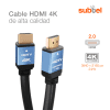 Standard 4K HDMI Type A Cable 1,5m for TV, Camera, DVD / Blu-ray Player, Gaming Console & Co. HDMI Lead 2.0 Wire