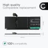 Batteri for Microsoft Surface Laptop 3, Surface Laptop 5, Surface Laptop 4, Microsoft DYNTO2, G3HTA052H, G3HTA053H 6750mAh 7.6V fra CELLONIC
