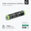 2x Batteri for Braun Series 3 310s, 301s, 300s / Series 190s-1, 190 / LS5560, LS5360 / MG5090, MG5050 700mAh fra CELLONIC