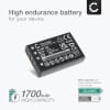 Batteri for FujiFilm FinePix F10, F11, M603, NP-120 1700mAh fra CELLONIC