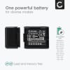 Batteri til Panasonic HDC-SD10 SD300 SD707 SD600 SD5 SD9 HDC-TM700 SDR-H250 H20 H40 H80 HS9 750mAh fra CELLONIC