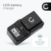 2x Batteri for Casio Exilim EX-S10, -S12, EX-Z80, -Z85, EX-Z90, EX-FS10, EX-Z19, EX-Z20 - NP-60 720mAh + Lader BC-60L Reservebatteri