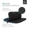 Housse pour tablette CELLONIC® de 10.1 pouces Universelle en Nylon Bleu – Étui de protection pour tablette avec bulles antichocs, imperméable | Pochette