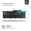 Batteri for Samsung 900X3C, NP900X3C, 900X3D, NP900X3D, 900X3E, NP900X3E, 900X3F, NP900X3F 5200Ah fra CELLONIC