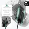 Strømforsyning til Canon EOS 700D, 600D, 550D, 650D, Rebel T5i, T4i, T3i, T2i – AC-adapter (CA-PS700) (ca. 3m ladekabel – 7.4V, 2A, 14.8W) + Strømadapter Kobling () fra CELLONIC