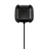 svart USB-kabel / datakabel för FitBit Versa 1 / Versa 1 Lite / Versa 1 SE smartwatch och fitnessarmband - PVC laddsladd - 1A