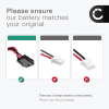 Batteri for Visonic MCS-730, SR740, MCS-740 PowerMax Siren, wireless siren, MCS720B, SR720B - BatCS740 (8000mAh) reservebatteri