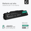 Batteria per portatile Samsung RC520, NP-RC520, E452, NP-E452, SE21, R730, NP-R730, R530, NP-R530 ricambio per laptop 6600mAh 10.8V - 11.1V 