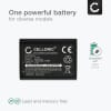 Battery for Canon 1200D, 1300D, 2000D, 4000D, 1100D, LP-E10, Rebel T3, Rebel T6 1020mAh from CELLONIC