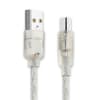 USB Data Cable for Rode NT-USB / Podcaster Charger 3m Fast Transfer Charging Cable USB A Standard USB - Crystal Clear