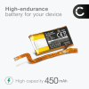 EC008 Battery for iPod 5, iPod 5.5 Video, iPod 6 Classic, iPod 7 Classic, A1136, A1238 Battery Replacement (Classic Late 2008 + 2009, 2nd & 3rd Edition) 80Gb / 120GB / 160GB + 2x Plastic Lever Tools