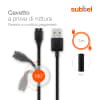 Cavo di ricarica + 10x Tappi, nero per Garmin Fenix 7, 6, 6 Pro, 6X Pro, Vivoactive 4, 4S, 3, Forerunner 945, 45, Venu 2, lungo 1m, cavo usb 2.0 1A, nero, in PVC Cavo dati