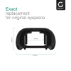 CELLONIC® Viewfinder Eyecup for Sony Alpha 7, Alpha 9, Alpha58, Alpha 99 II FDA-EP18 Plastic Replacement Anti-Glare EVF Eye Piece View Finder Cover Hood Cap