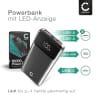 CELLONIC® USB Powerbank mit 10000mAh und 4 USB Ports, - mobiles Ladegerät, Externer Akku, Schnellladegerät + High Speed USB-C Kabel