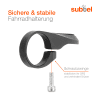 2x Fahrradlenker Halterung für Bryton Rider 10 15 310 320 330 410 420 450 530 750 860 one Lenkerhalterung Navi Fahrradhalterung Fahrradcomputer