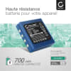 Batterie BA222060,FUB 03A,KH68302500,253211 pour télécommande HBC Radiomatic Orbit / Micron 4 700mAh